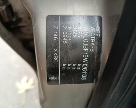 Опель Вектра 1998 в Борисполе на Automoto.ua Серый Опель Вектра, объемом двигателя 2 л и пробегом 365 тыс. км за 1600 $, фото 4 на Automoto.ua