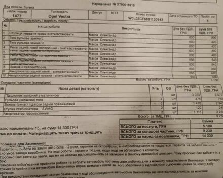 Серый Опель Вектра, объемом двигателя 1.9 л и пробегом 214 тыс. км за 6400 $, фото 34 на Automoto.ua