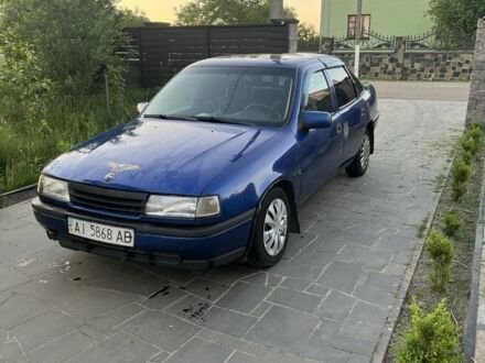 Синий Опель Вектра, объемом двигателя 1.8 л и пробегом 123 тыс. км за 650 $, фото 1 на Automoto.ua