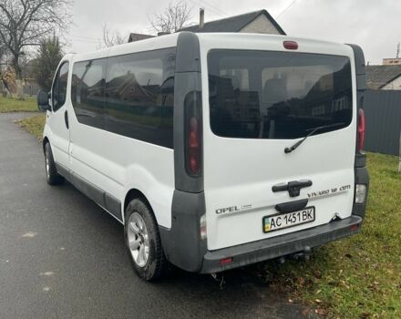Білий Опель Віваро, об'ємом двигуна 1.9 л та пробігом 327 тис. км за 7500 $, фото 4 на Automoto.ua