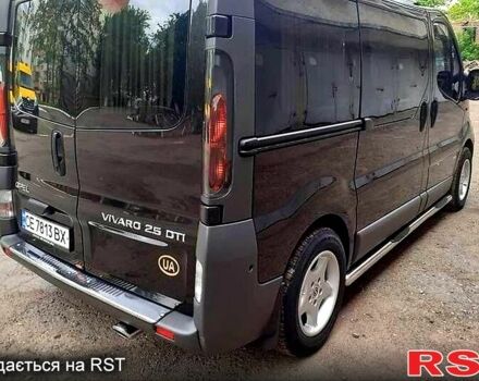 Черный Опель Виваро, объемом двигателя 2.5 л и пробегом 196 тыс. км за 4300 $, фото 5 на Automoto.ua