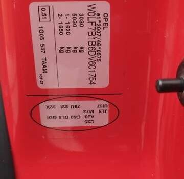 Красный Опель Виваро, объемом двигателя 2 л и пробегом 251 тыс. км за 12200 $, фото 6 на Automoto.ua