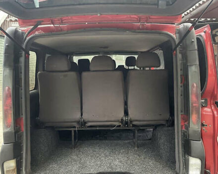 Красный Опель Виваро, объемом двигателя 2.5 л и пробегом 322 тыс. км за 7500 $, фото 5 на Automoto.ua