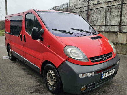 Красный Опель Виваро, объемом двигателя 2.46 л и пробегом 350 тыс. км за 4200 $, фото 1 на Automoto.ua