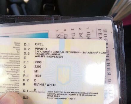 Опель Виваро пасс., объемом двигателя 1.6 л и пробегом 117 тыс. км за 16700 $, фото 8 на Automoto.ua