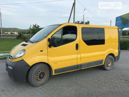 Жовтий Опель Віваро пас., об'ємом двигуна 1.9 л та пробігом 330 тис. км за 6500 $, фото 1 на Automoto.ua