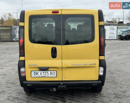 Жовтий Опель Віваро, об'ємом двигуна 2.46 л та пробігом 280 тис. км за 6999 $, фото 8 на Automoto.ua