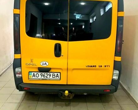 Жовтий Опель Віваро, об'ємом двигуна 1.9 л та пробігом 240 тис. км за 7200 $, фото 8 на Automoto.ua
