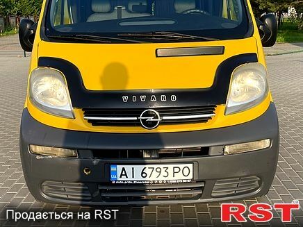 Жовтий Опель Віваро, об'ємом двигуна 1.9 л та пробігом 293 тис. км за 7400 $, фото 1 на Automoto.ua