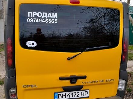 Опель Віваро 2004 у Одесі на Automoto.ua Жовтий Опель Віваро, об'ємом двигуна 1.9 л та пробігом 140 тис. км за 6800 $, фото 1 на Automoto.ua