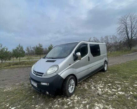 Серый Опель Виваро, объемом двигателя 2.5 л и пробегом 240 тыс. км за 7400 $, фото 6 на Automoto.ua