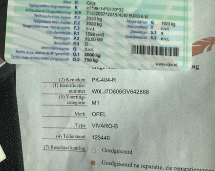 Серый Опель Виваро, объемом двигателя 1.6 л и пробегом 141 тыс. км за 21000 $, фото 43 на Automoto.ua