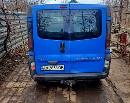 Синий Опель Виваро, объемом двигателя 19 л и пробегом 350 тыс. км за 5000 $, фото 1 на Automoto.ua