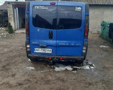 Синий Опель Виваро, объемом двигателя 1.9 л и пробегом 285 тыс. км за 8000 $, фото 11 на Automoto.ua