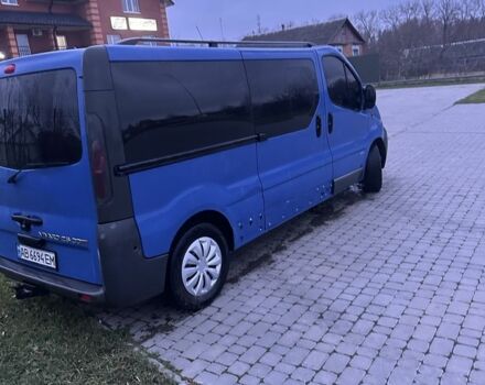 Синий Опель Виваро, объемом двигателя 2.5 л и пробегом 350 тыс. км за 5000 $, фото 4 на Automoto.ua