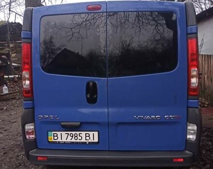 Синий Опель Виваро, объемом двигателя 1.9 л и пробегом 260 тыс. км за 8500 $, фото 5 на Automoto.ua