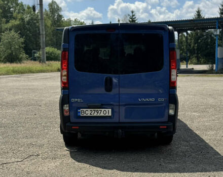 Синій Опель Віваро, об'ємом двигуна 2 л та пробігом 424 тис. км за 9950 $, фото 10 на Automoto.ua