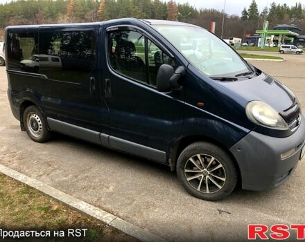 Синій Опель Віваро, об'ємом двигуна 19 л та пробігом 325 тис. км за 6200 $, фото 1 на Automoto.ua