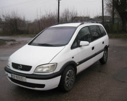 Белый Опель Зафира, объемом двигателя 2 л и пробегом 500 тыс. км за 2800 $, фото 3 на Automoto.ua