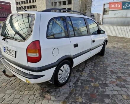 Белый Опель Зафира, объемом двигателя 1.6 л и пробегом 314 тыс. км за 3190 $, фото 3 на Automoto.ua