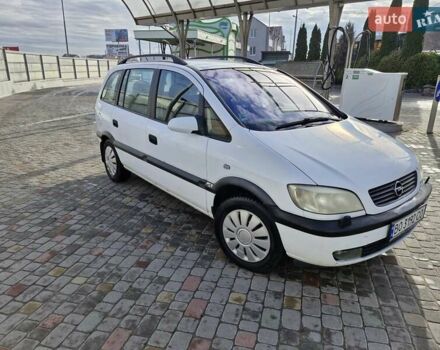 Белый Опель Зафира, объемом двигателя 1.6 л и пробегом 314 тыс. км за 3190 $, фото 2 на Automoto.ua