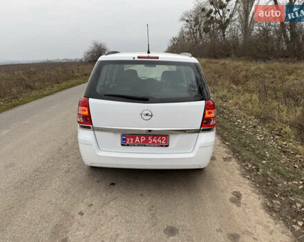 Белый Опель Зафира, объемом двигателя 1.6 л и пробегом 173 тыс. км за 7999 $, фото 10 на Automoto.ua