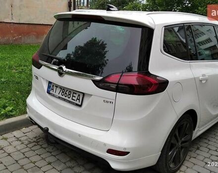 Белый Опель Зафира, объемом двигателя 1.96 л и пробегом 323 тыс. км за 10700 $, фото 6 на Automoto.ua