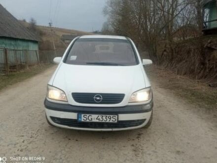 Белый Опель Зафира, объемом двигателя 2 л и пробегом 350 тыс. км за 1500 $, фото 1 на Automoto.ua