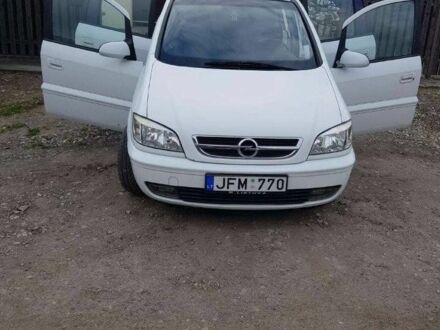 Білий Опель Зафіра, об'ємом двигуна 2 л та пробігом 284 тис. км за 2200 $, фото 1 на Automoto.ua