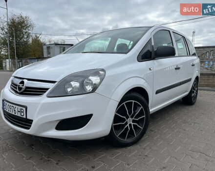 Белый Опель Зафира, объемом двигателя 1.6 л и пробегом 244 тыс. км за 6850 $, фото 1 на Automoto.ua