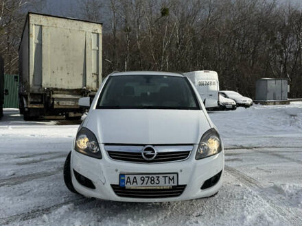 Белый Опель Зафира, объемом двигателя 1.7 л и пробегом 206 тыс. км за 8100 $, фото 1 на Automoto.ua