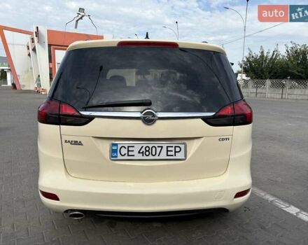 Бежевый Опель Зафира, объемом двигателя 2 л и пробегом 385 тыс. км за 6800 $, фото 2 на Automoto.ua