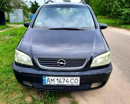 Черный Опель Зафира, объемом двигателя 1.8 л и пробегом 0 тыс. км за 2500 $, фото 1 на Automoto.ua