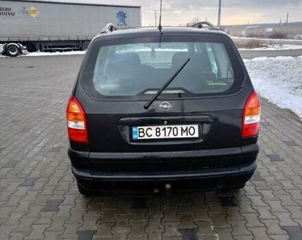 Черный Опель Зафира, объемом двигателя 1.6 л и пробегом 50 тыс. км за 3400 $, фото 1 на Automoto.ua