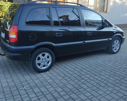 Черный Опель Зафира, объемом двигателя 2 л и пробегом 349 тыс. км за 3999 $, фото 6 на Automoto.ua