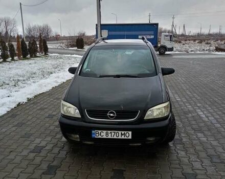 Черный Опель Зафира, объемом двигателя 1.6 л и пробегом 50 тыс. км за 3400 $, фото 5 на Automoto.ua