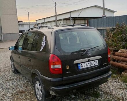 Черный Опель Зафира, объемом двигателя 2 л и пробегом 306 тыс. км за 2500 $, фото 2 на Automoto.ua