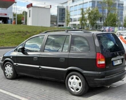 Черный Опель Зафира, объемом двигателя 2 л и пробегом 285 тыс. км за 1600 $, фото 1 на Automoto.ua