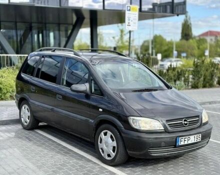 Черный Опель Зафира, объемом двигателя 2 л и пробегом 285 тыс. км за 1600 $, фото 2 на Automoto.ua