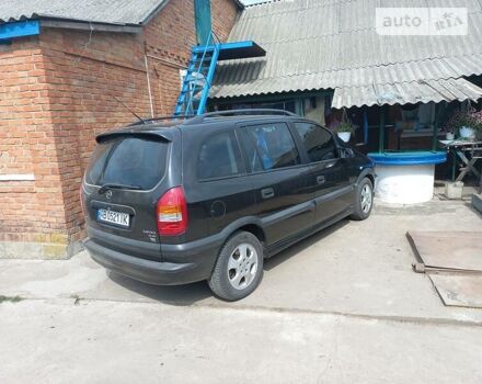 Черный Опель Зафира, объемом двигателя 1.8 л и пробегом 250 тыс. км за 4600 $, фото 1 на Automoto.ua