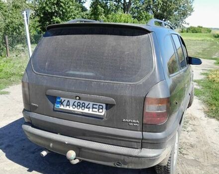 Черный Опель Зафира, объемом двигателя 1.6 л и пробегом 311 тыс. км за 3500 $, фото 3 на Automoto.ua
