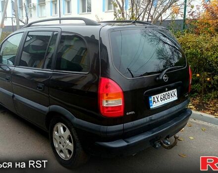 Черный Опель Зафира, объемом двигателя 1.8 л и пробегом 320 тыс. км за 3950 $, фото 3 на Automoto.ua