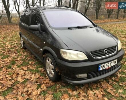 Черный Опель Зафира, объемом двигателя 1.8 л и пробегом 253 тыс. км за 4700 $, фото 1 на Automoto.ua
