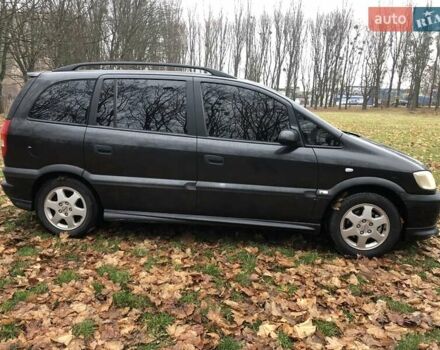 Черный Опель Зафира, объемом двигателя 1.8 л и пробегом 253 тыс. км за 4700 $, фото 2 на Automoto.ua