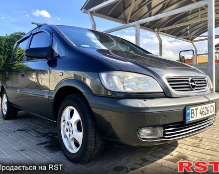 Черный Опель Зафира, объемом двигателя 2 л и пробегом 340 тыс. км за 4500 $, фото 1 на Automoto.ua