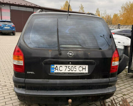 Черный Опель Зафира, объемом двигателя 2.2 л и пробегом 300 тыс. км за 1700 $, фото 5 на Automoto.ua