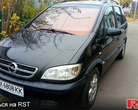 Черный Опель Зафира, объемом двигателя 1.8 л и пробегом 320 тыс. км за 3950 $, фото 5 на Automoto.ua