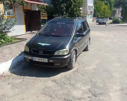 Черный Опель Зафира, объемом двигателя 2 л и пробегом 320 тыс. км за 3400 $, фото 3 на Automoto.ua