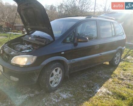 Черный Опель Зафира, объемом двигателя 2.2 л и пробегом 461 тыс. км за 4000 $, фото 4 на Automoto.ua