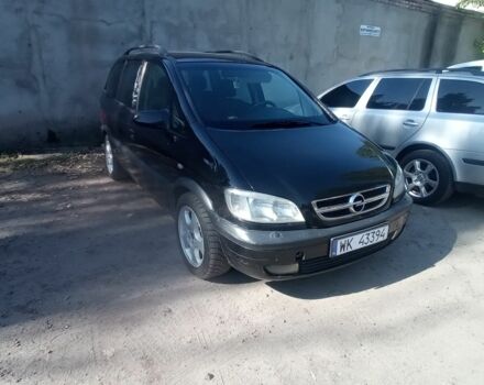 Черный Опель Зафира, объемом двигателя 2 л и пробегом 443 тыс. км за 2700 $, фото 3 на Automoto.ua